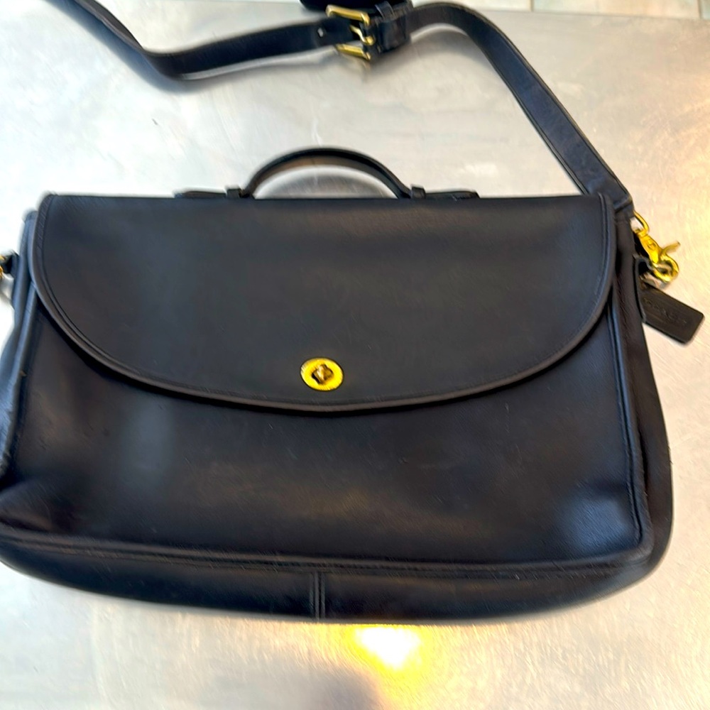 Vintage coach classic briefcase/book bag